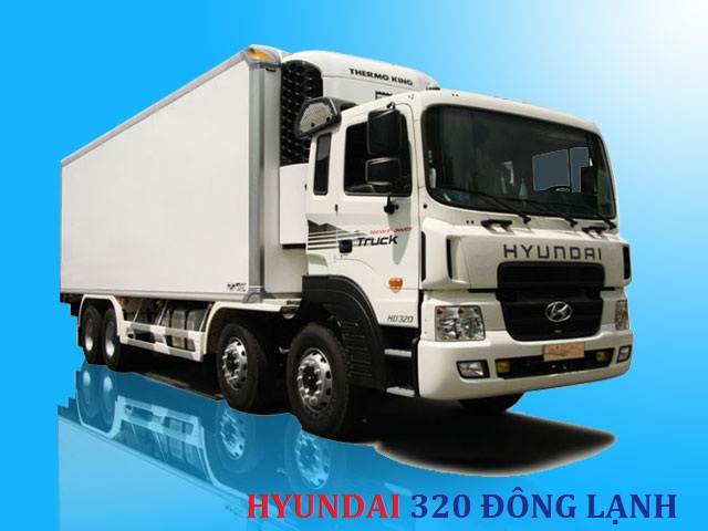 Xe tải hyundai 320 đông lạnh 